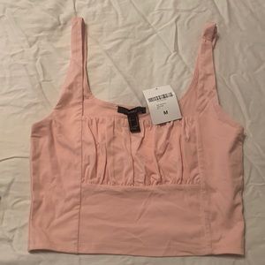 Cute pink crop top
